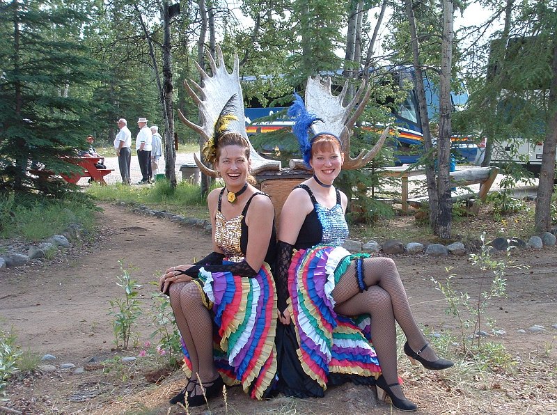 Klondike Can-Can Dancers at Moose Creek Lodge, Yukon