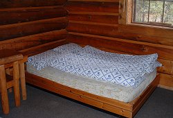 Bed & Breakfast log cabin at Moose Creek Lodge, Yukon Territory